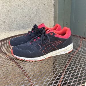 Red/Grey Asics- 8.5